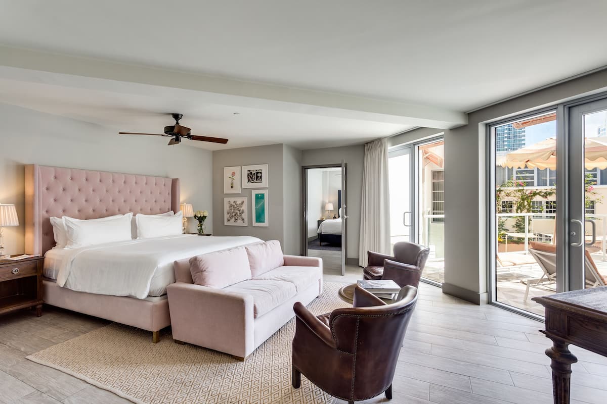 Premium Suite, 2 Bedrooms, Terrace, Pool View | 1 bedroom, Egyptian cotton sheets, premium bedding, down comforters