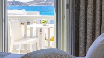 Standard Double or Twin Room, Sea View | Balcony view