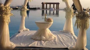 Área de bodas al aire libre