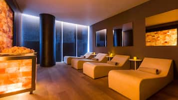 Sauna, hot tub, steam room, Turkish bath, body treatments, body wraps