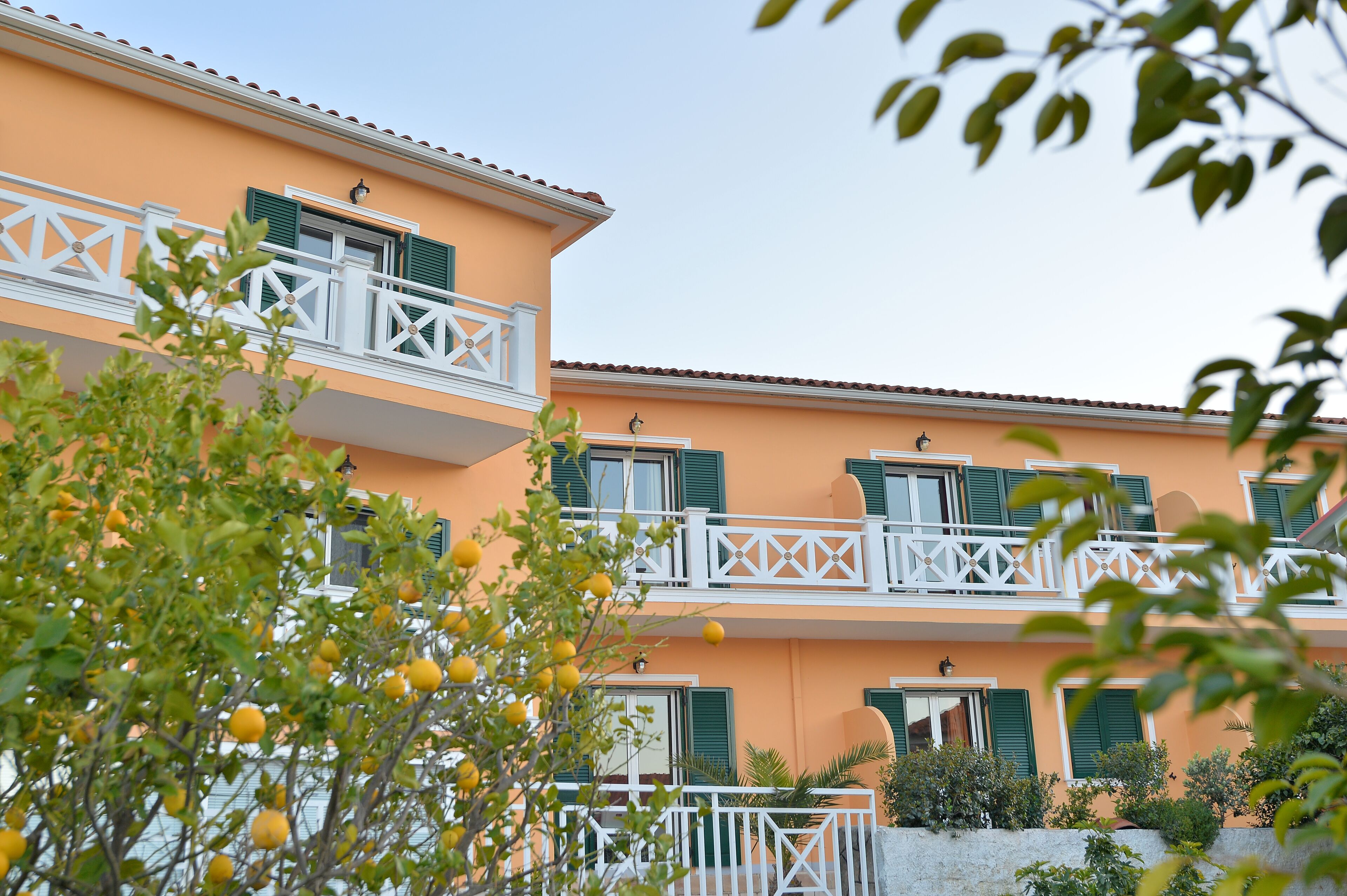 Overnatningsstedets facade