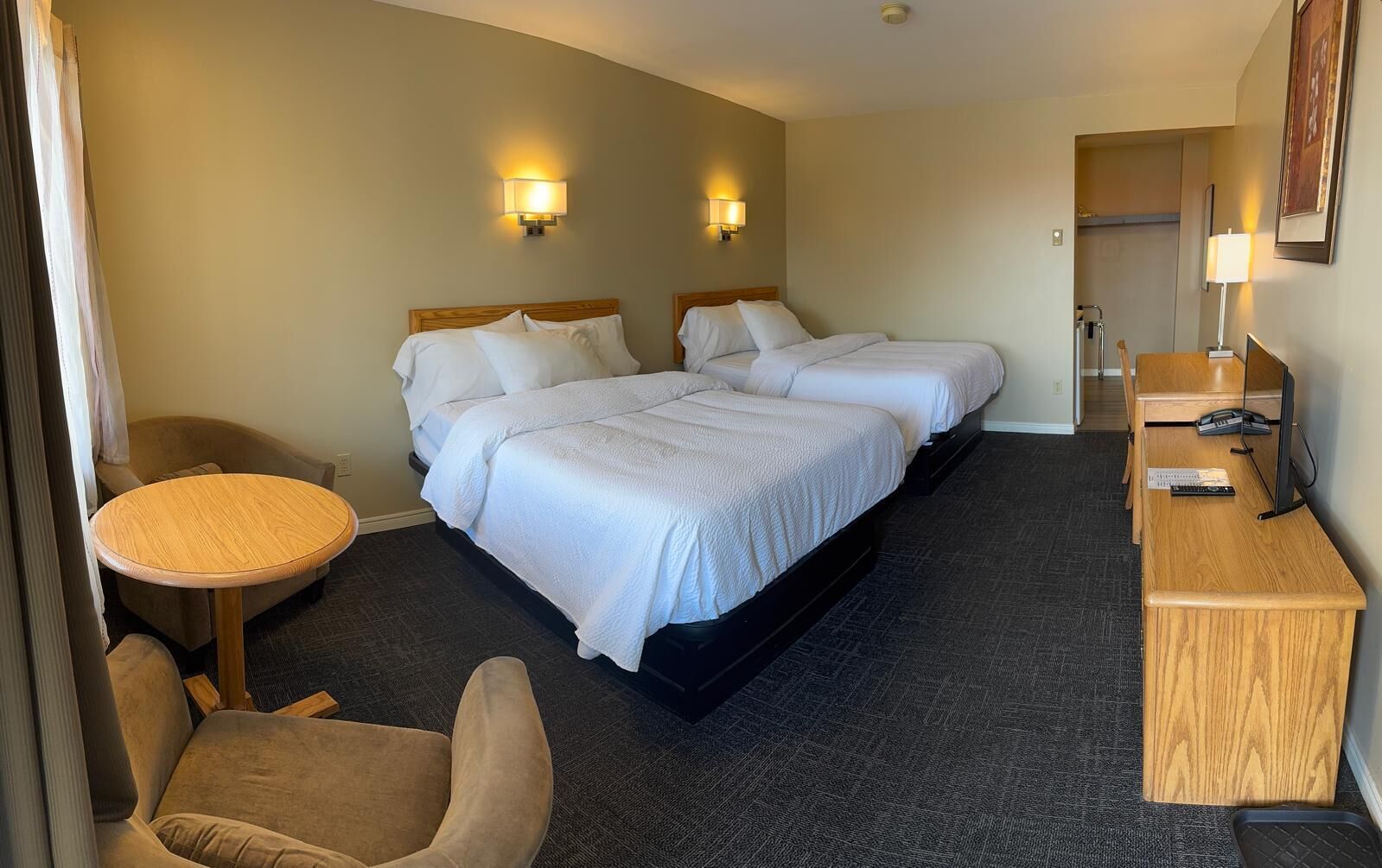 Free WiFi, bed sheets