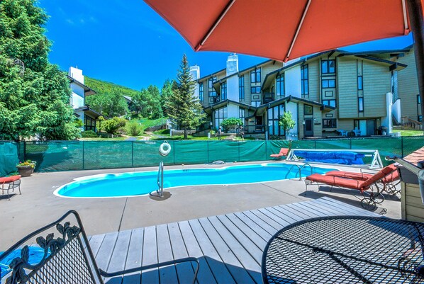 2 Bedroom, 2 Bathroom - Hillsider 6 | Pool | Seasonal outdoor pool - Hillsider by Retreatia (Steamboat Springs)