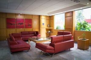 Sala de estar en el lobby