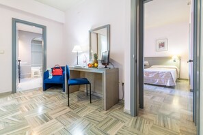 패밀리룸 | 객실 내 금고, 암막 커튼, 무료 WiFi, 침대 시트