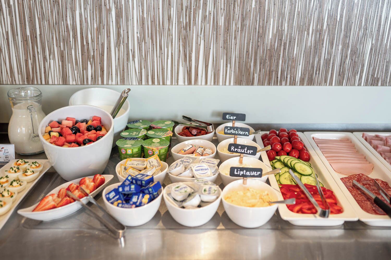 Daily buffet breakfast (EUR 14 per person)