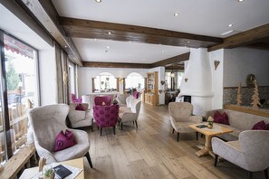 Sitteområde i lobbyen