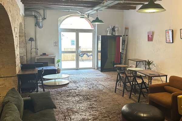 Lobby sitting area