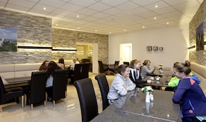 Daily buffet breakfast (EUR 12.90 per person)