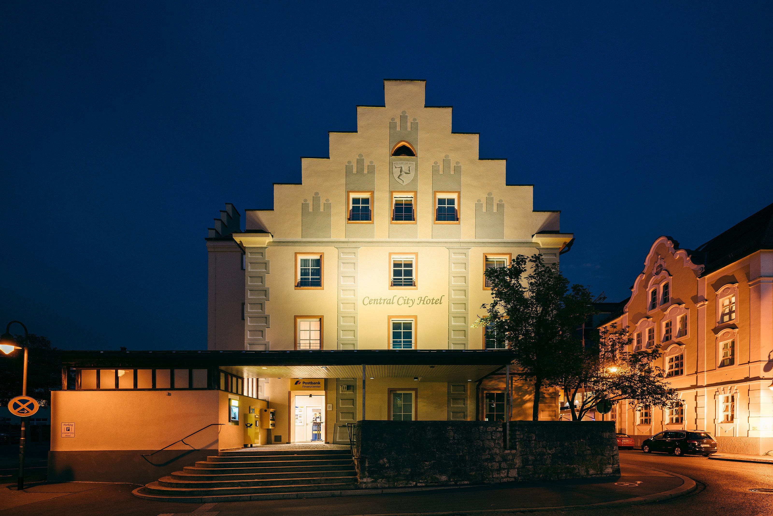 front of property – evening/night