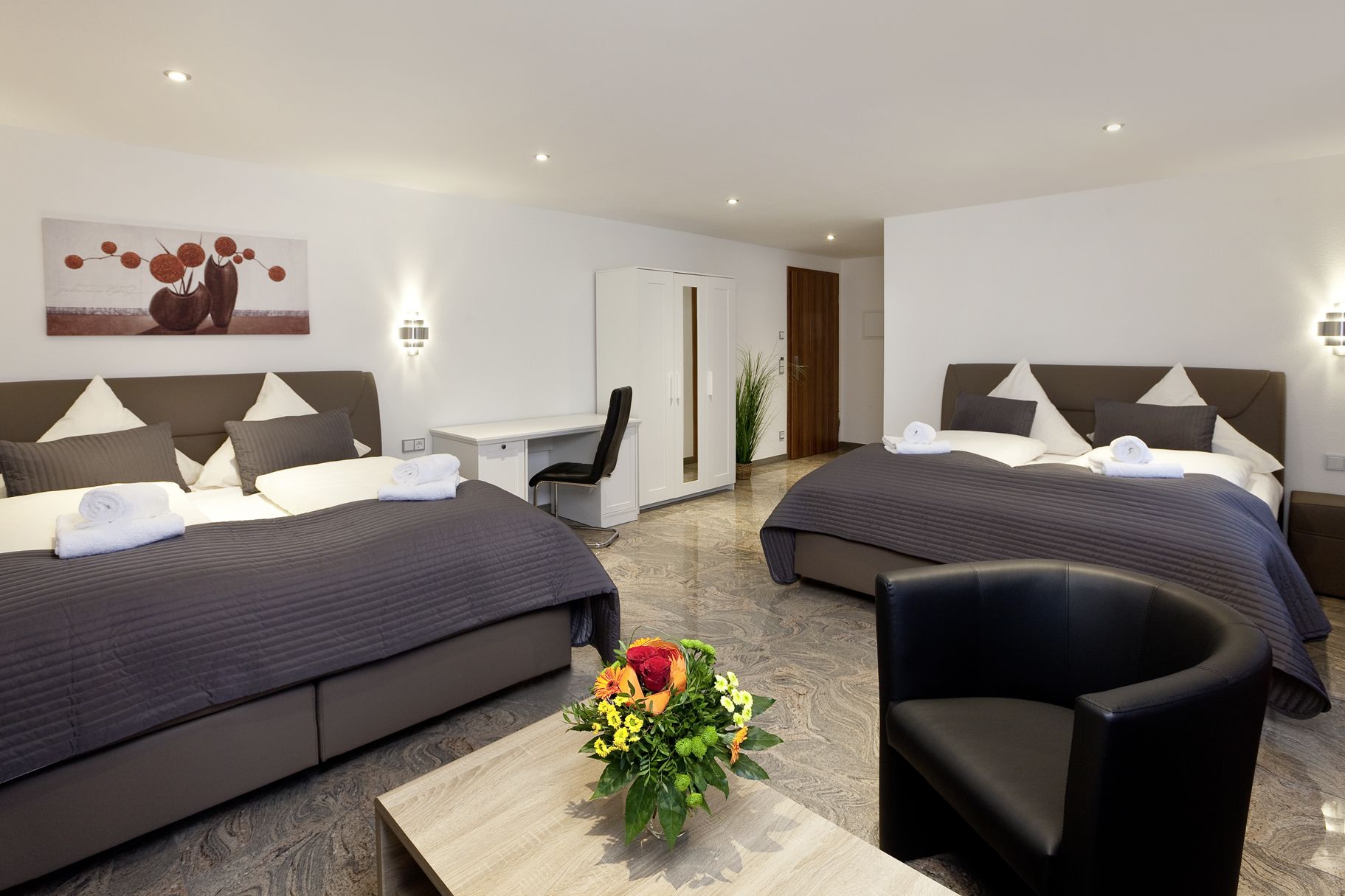 Superior Quadruple Room | In-room safe, blackout drapes, soundproofing, iron/ironing board