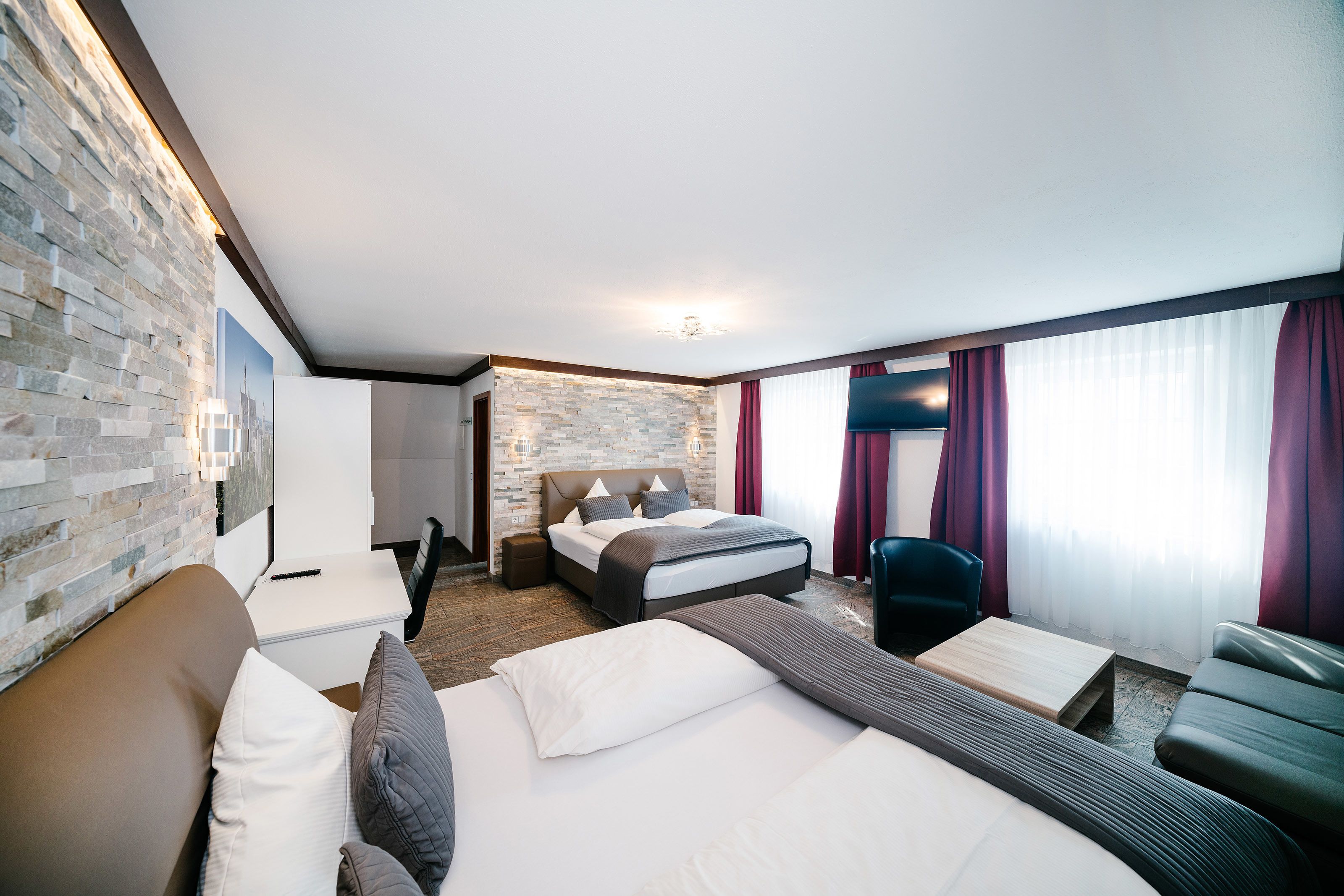 superior quadruple room | in-room safe, blackout curtains, soundproofing, iron/ironing board