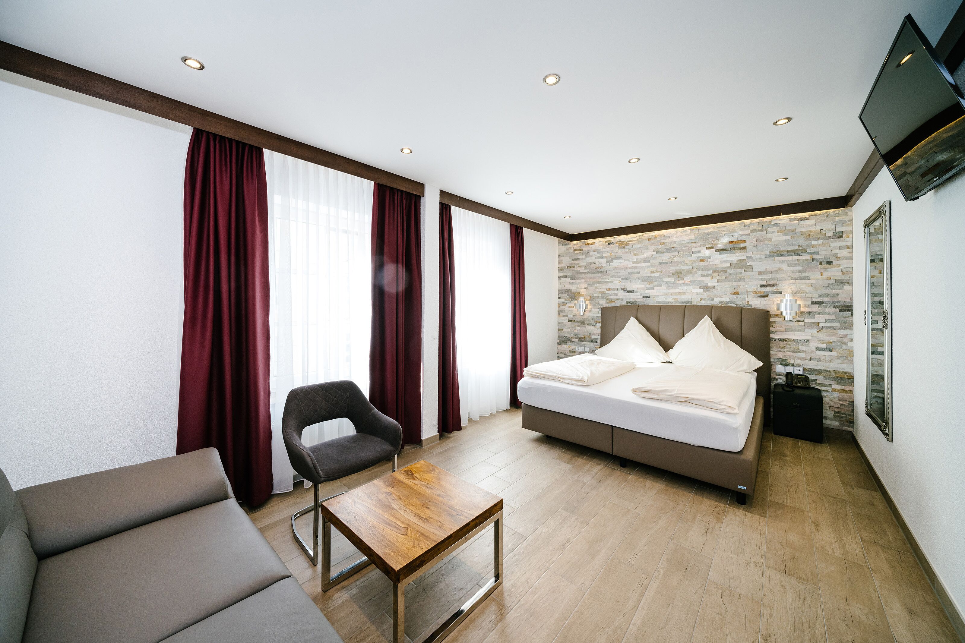 Comfort Double Room | In-room safe, blackout drapes, soundproofing, iron/ironing board