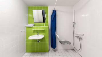 Shower, hair dryer