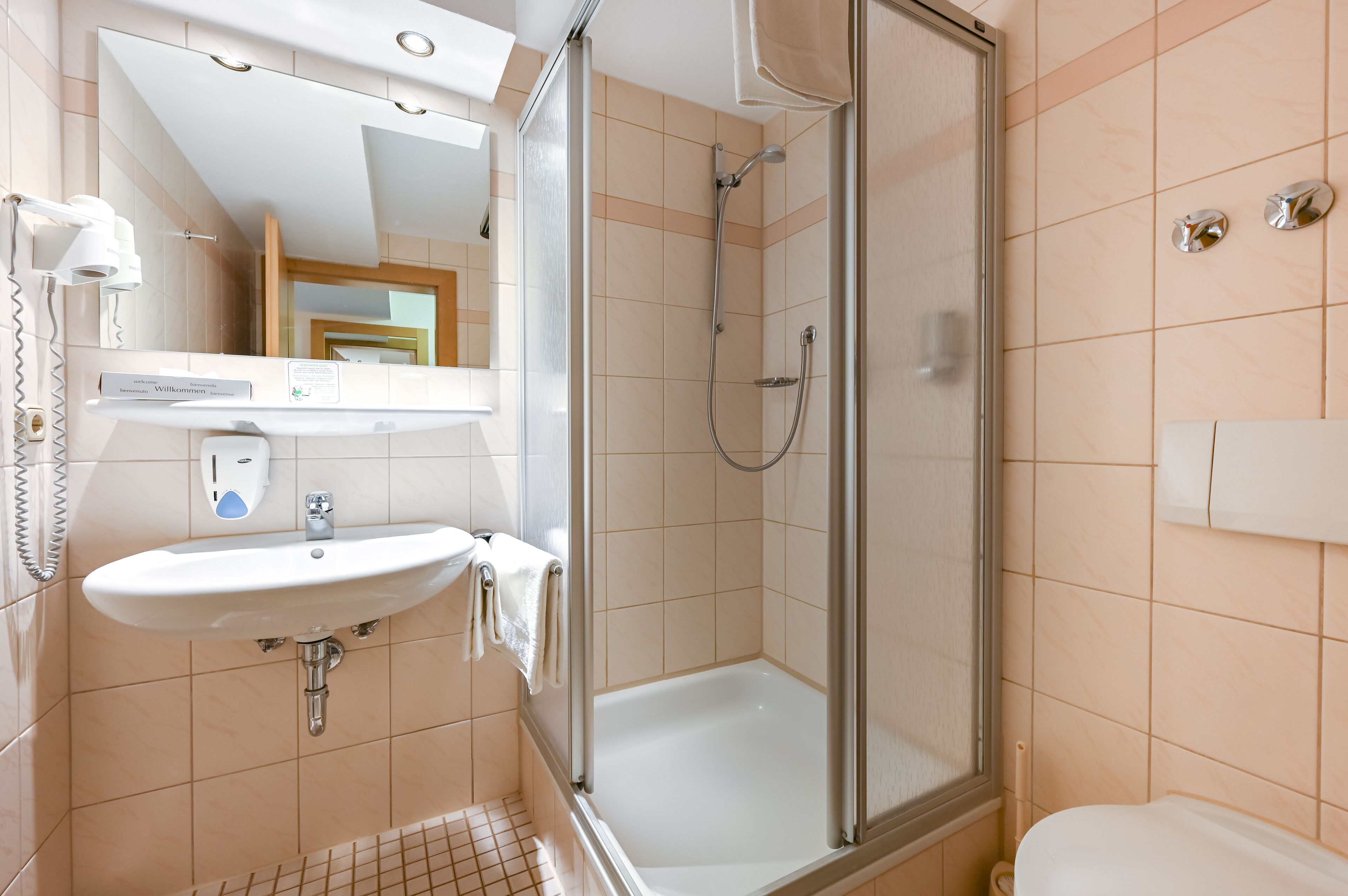 standard single room, 1 single bed | bathroom | shower, free toiletries, hair dryer, towels