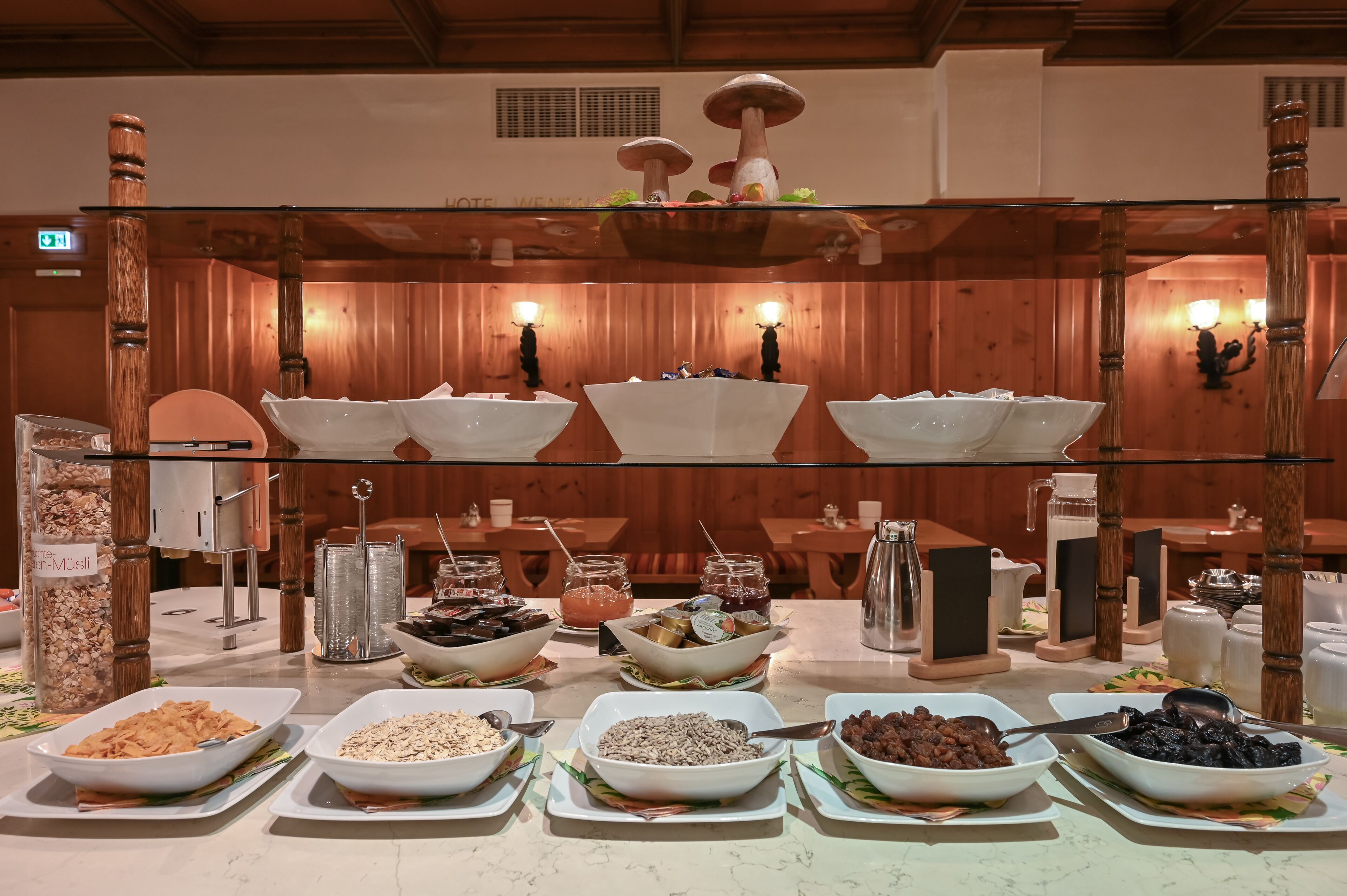 Frokostbuffé er inkludert hver dag