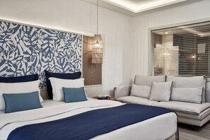 Deluxe Double Room Sea View | Free minibar, in-room safe, desk, blackout drapes - Atlantica Aegean Blue - All Inclusive (Rhodes)