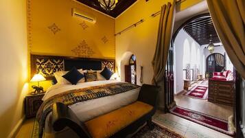 Superior Double Room, 1 King Bed, Pool View (Assila) | In-room safe, desk, free WiFi, bed sheets