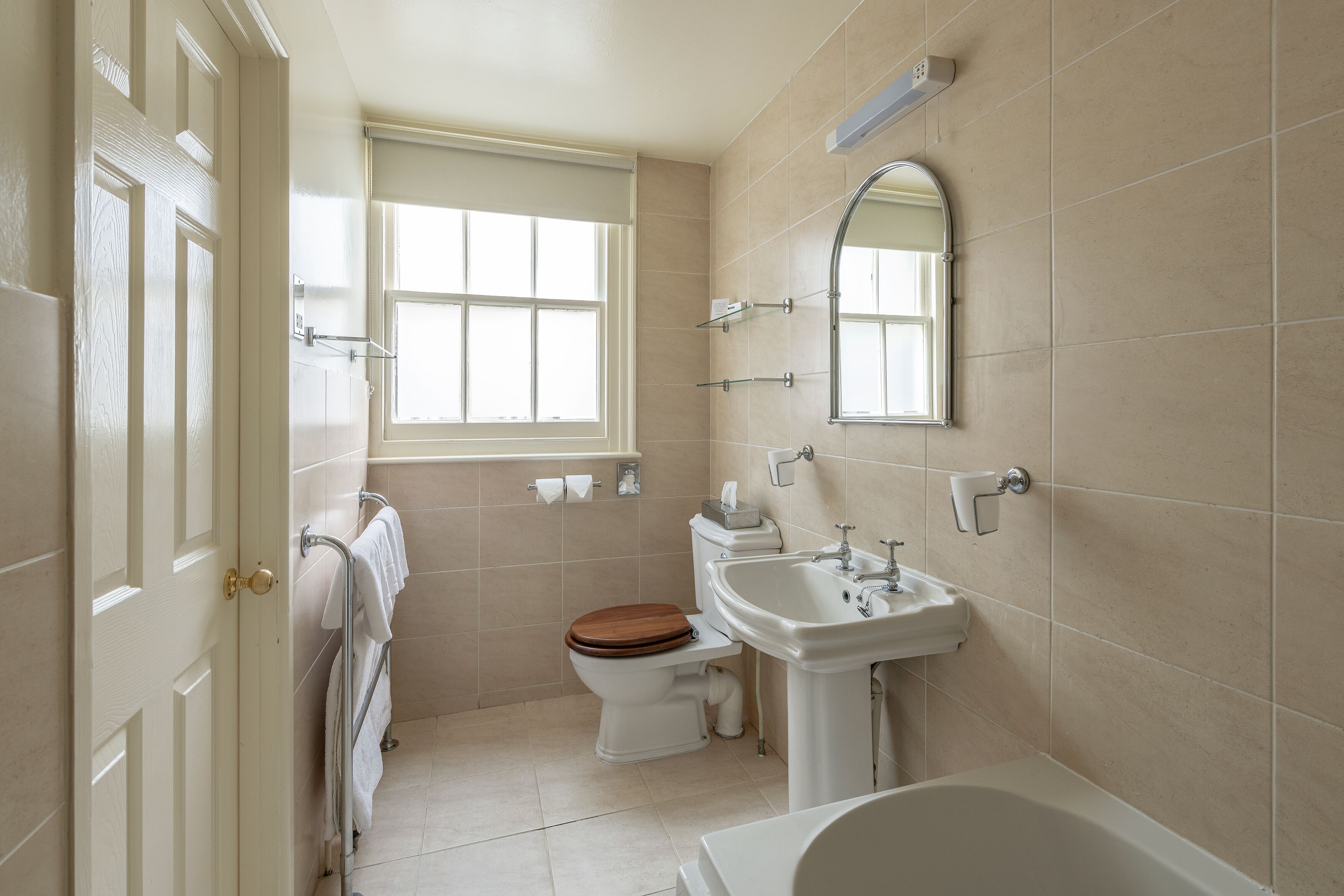 free toiletries, hair dryer, towels, soap