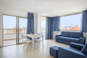 Apartment, 2 Bedrooms, Terrace | Living room | 19-inch flat-screen TV with satellite channels, TV - Aparthotel BCL Levante Lux (Benidorm)
