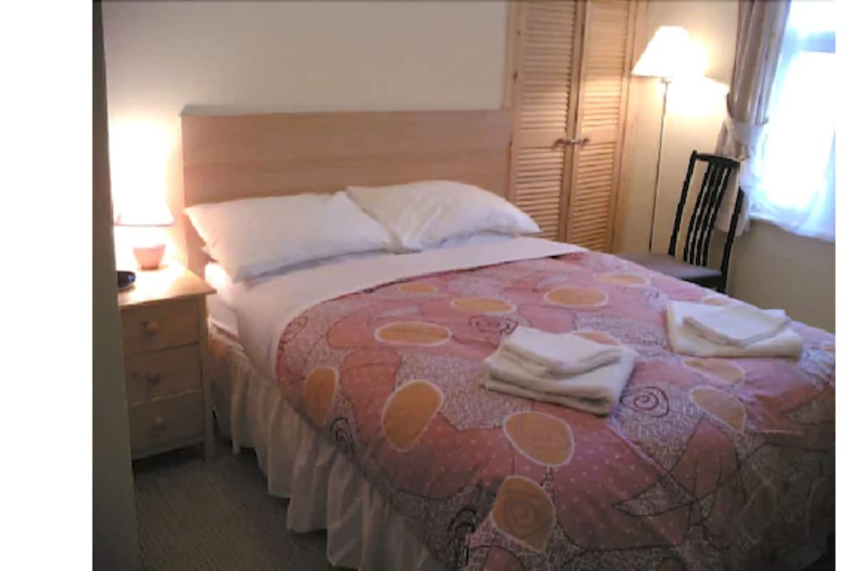 Desk, blackout curtains, iron/ironing board, free WiFi