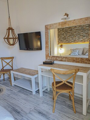 Deluxe Double Room, Sea View | In-room safe, blackout curtains, soundproofing, iron/ironing board - Rafael Hotel - Adults Only (Rhodes)
