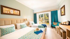 Kamer, 1 twee- of 2 eenpersoonsbedden | Luxe beddengoed, een minibar, een kluis op de kamer, gratis wifi