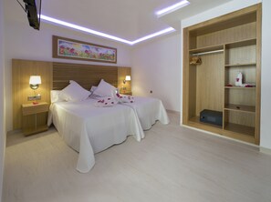 Deluxe Studio, Terrace (Cama Balinesa) | Desk, blackout drapes, soundproofing, iron/ironing board - My Way Luxury Ibiza Studios (Sant Josep de sa Talaia)