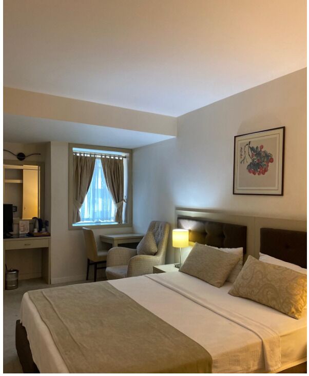 Premium bedding, minibar, laptop workspace, free WiFi
