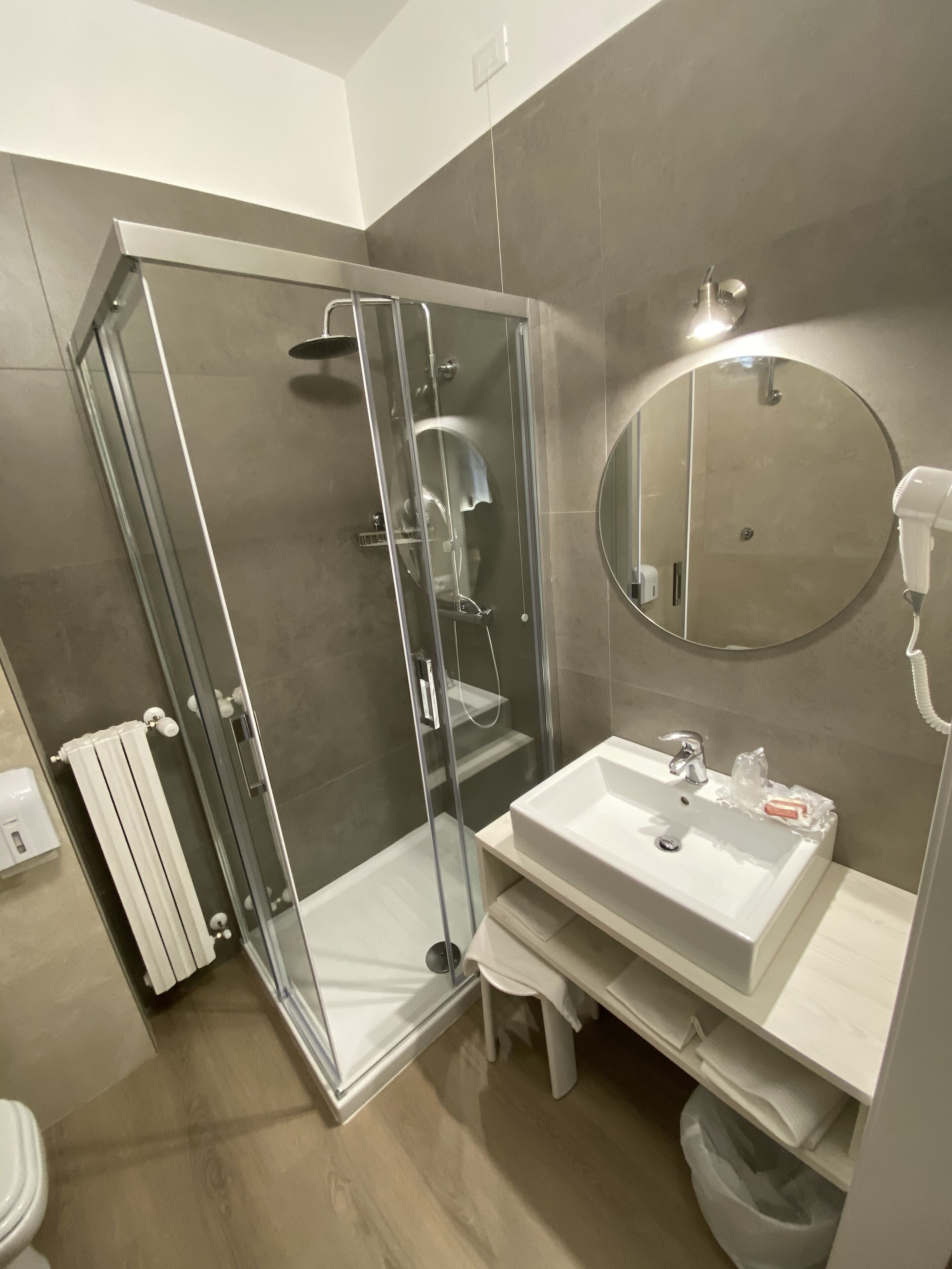 deluxe double or twin room | bathroom | shower, free toiletries, hair dryer, bidet