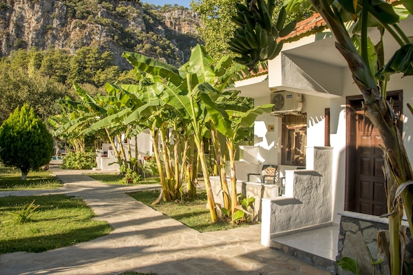 A szálláshely homlokzata