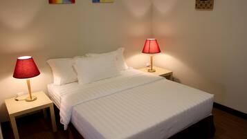 Strykejern/-brett, ekstrasenger (mot et tillegg) og wi-fi (inkludert)