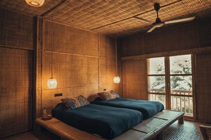 Blackout drapes, free wired internet, bed sheets