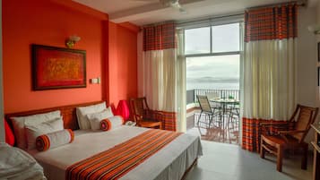 Superior Room, 1 Bedroom, Ocean View | 1 bedroom, minibar, soundproofing, iron/ironing board