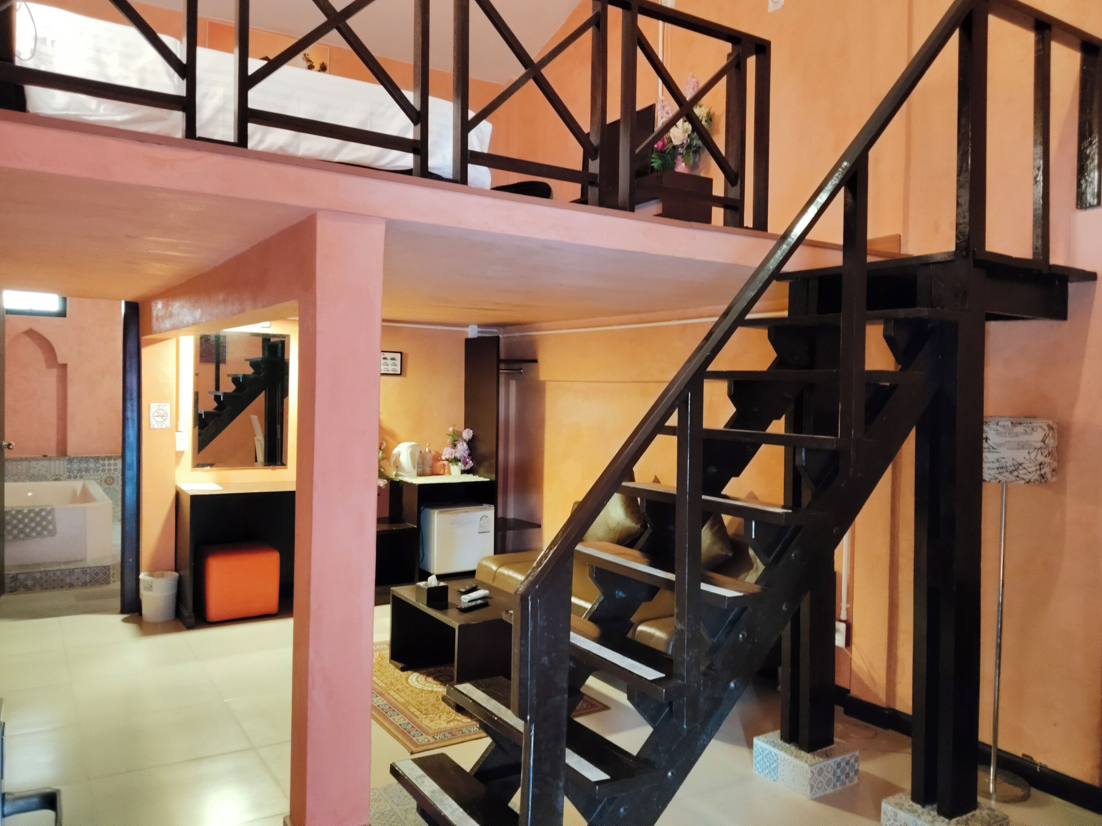 Blackout curtains, free WiFi, bed sheets