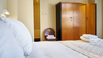 Double or Twin Room, City View | In-room safe, desk, iron/ironing board, free cribs/infant beds