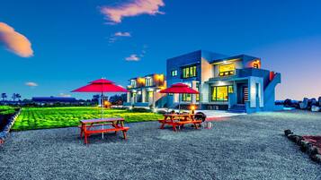 Front of property - evening/night