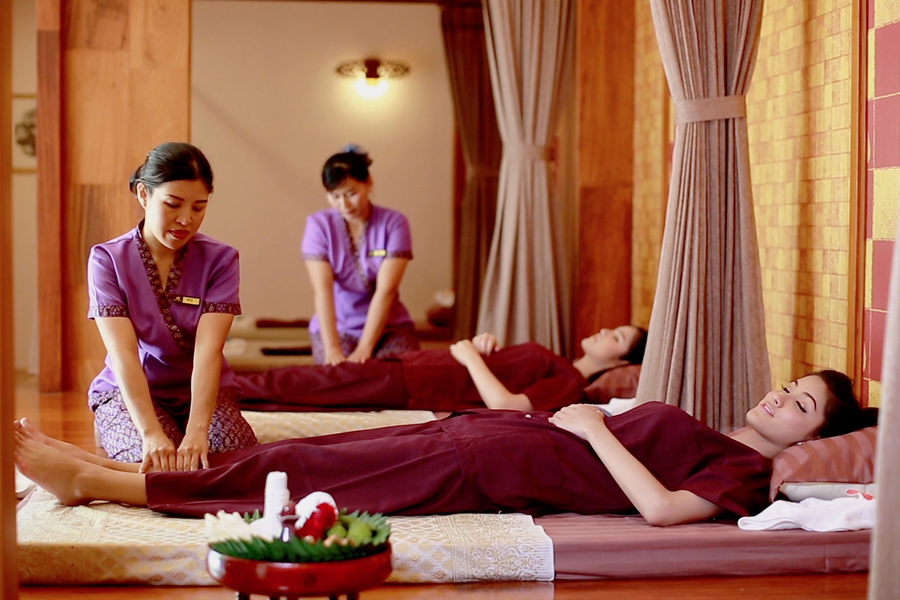 雙人療程室、身體療程、體膜護理、身體磨砂、面部療程