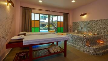 Couples treatment room(s), body treatments, body wraps, body scrubs