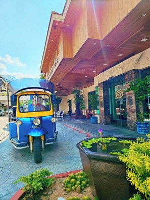 Voorkant van accommodatie