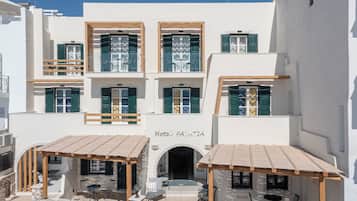 Voorkant van accommodatie