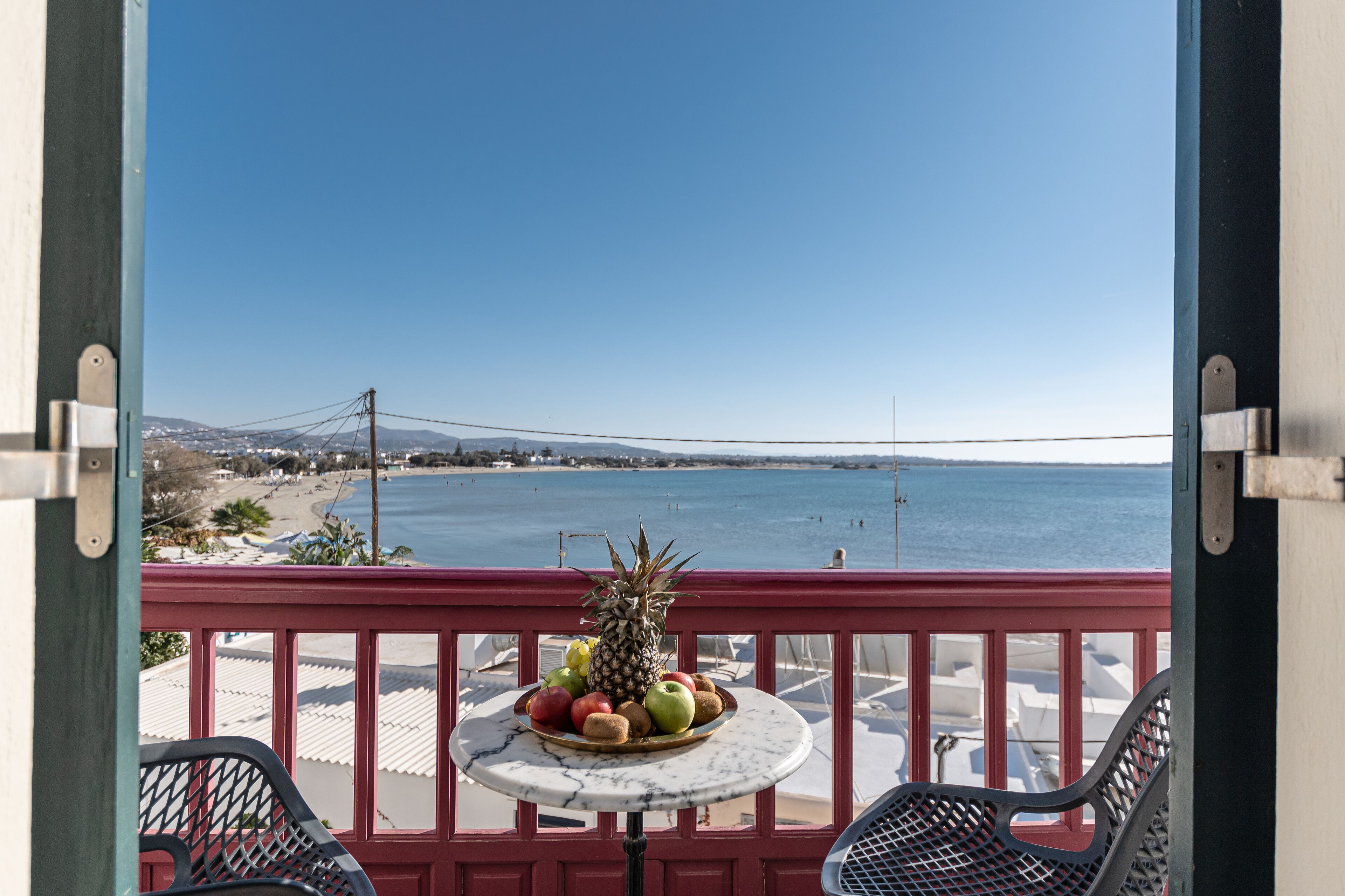 Zweibettzimmer, Balkon, Meerblick | Strand-/Meerblick