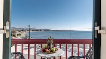 Zweibettzimmer, Balkon, Meerblick | Strand-/Meerblick