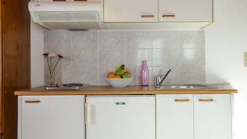 Estudio (Double) | Cocina básica privada | Frigorífico grande y cafetera o tetera