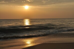 On the beach