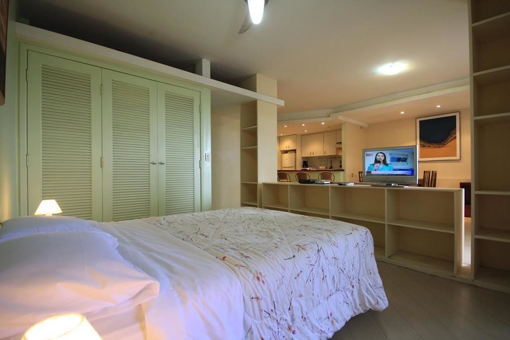 Apartamento standard, 1 quarto, cozinha americana | 1 quarto, Wi-Fi de cortesia, roupa de cama