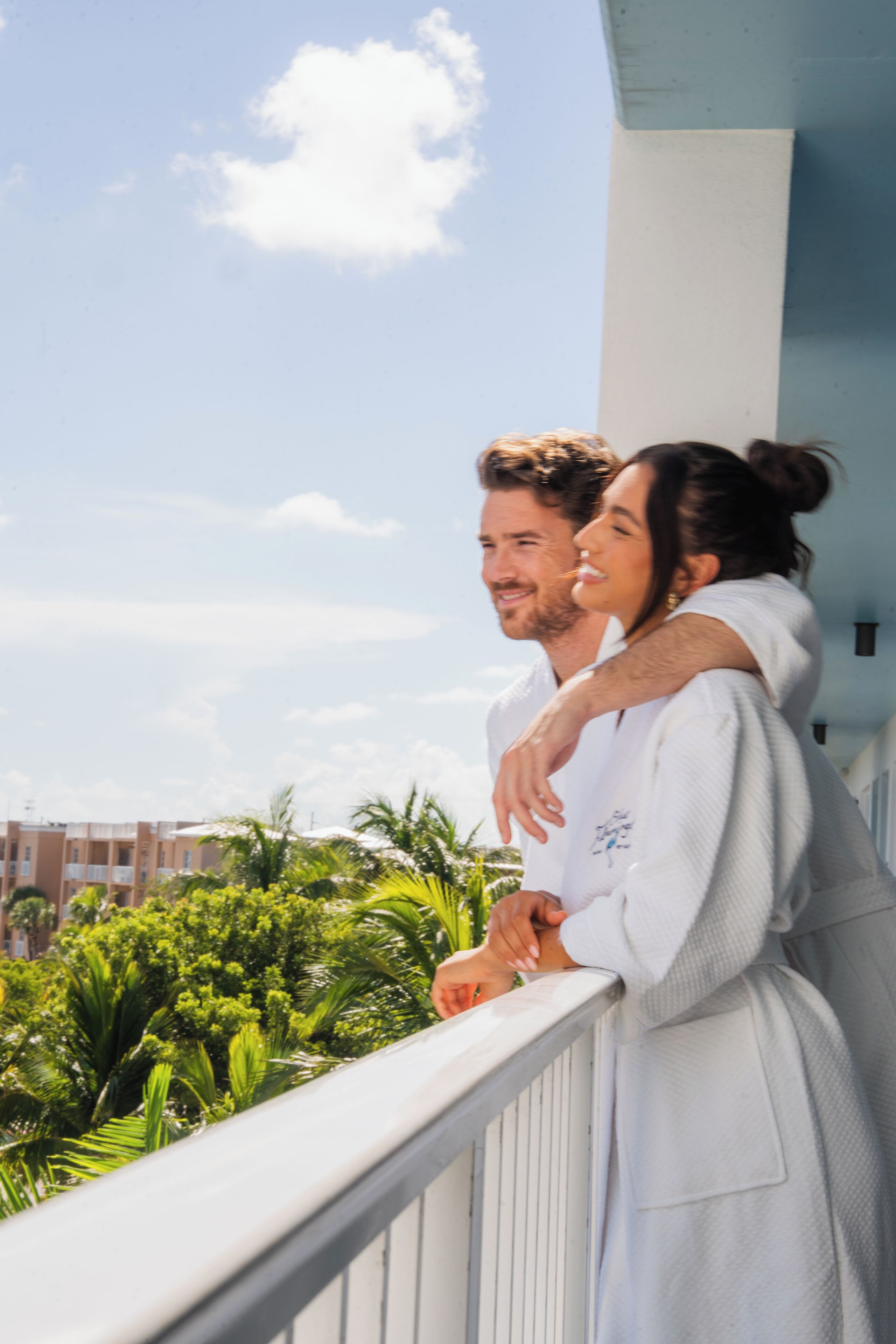 Blick von der Unterkunft