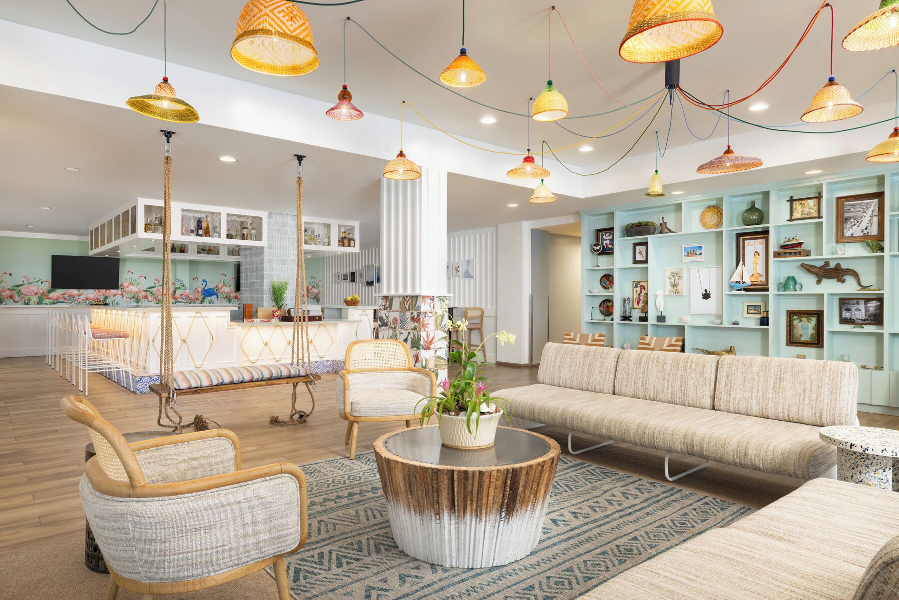 Sitteområde i lobbyen