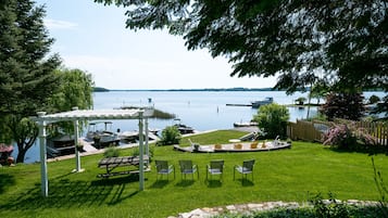 Outdoor wedding area