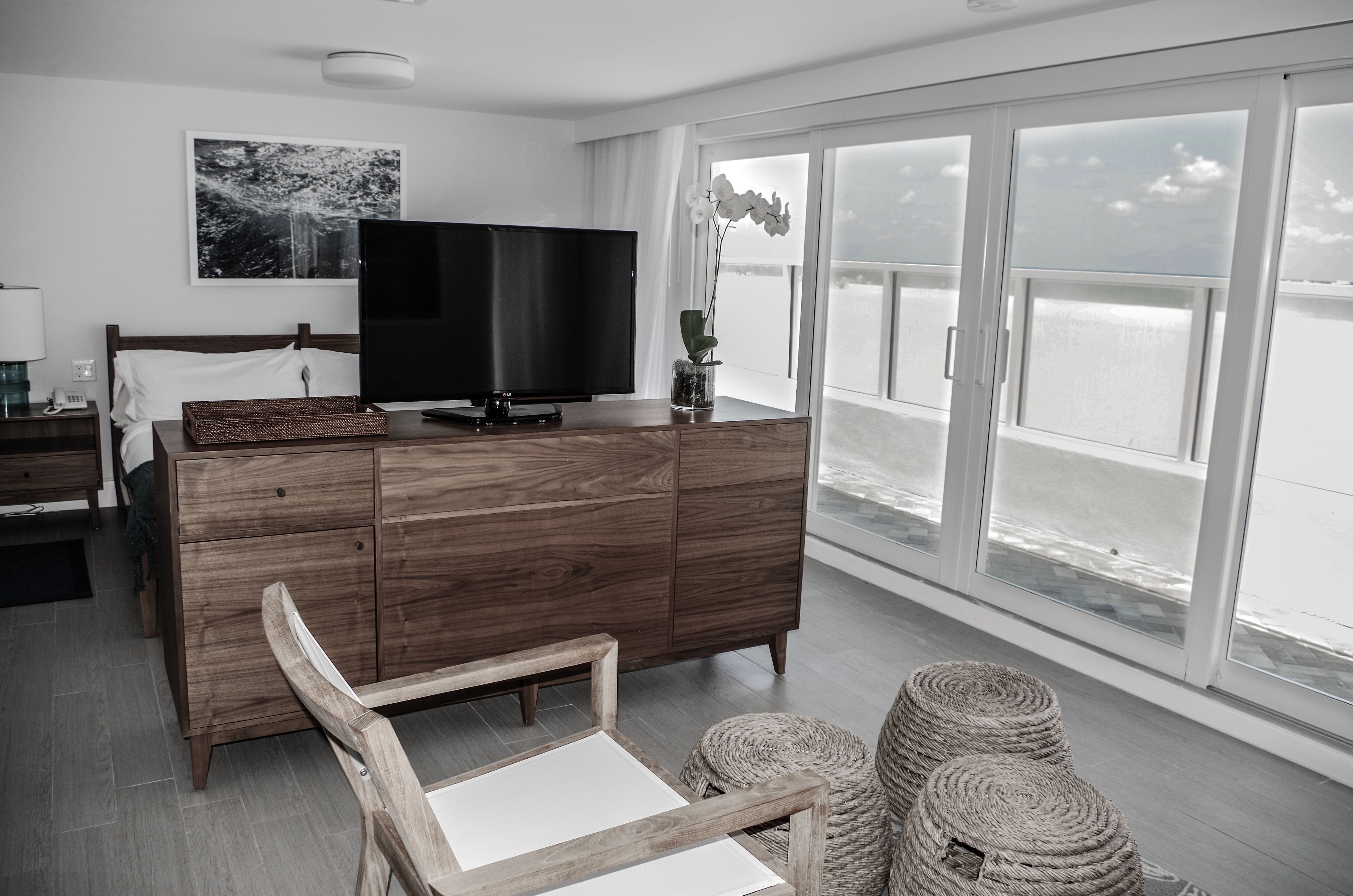 Ocean Front Efficiency (7) | Premium bedding, Tempur-Pedic beds, in-room safe, iron/ironing board